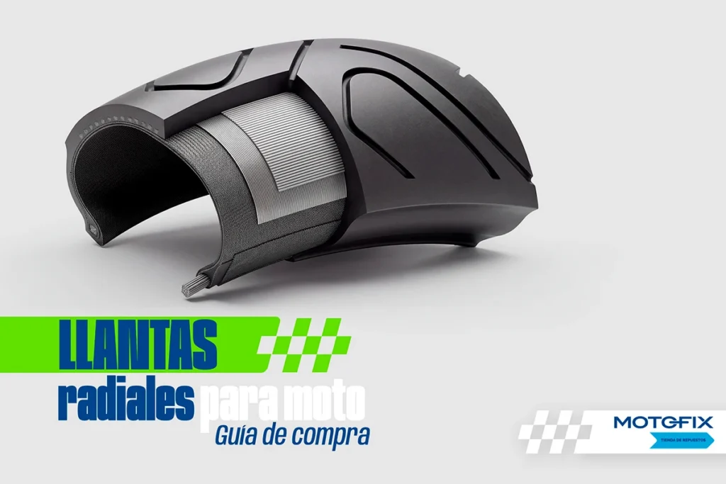 Llantas radiales para moto: ventajas y diferencias
