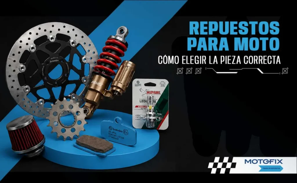 Repuestos para motos: cómo elegir la pieza correcta