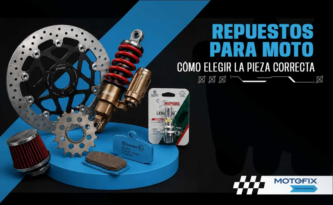 Repuestos para motos: cómo elegir la pieza correcta