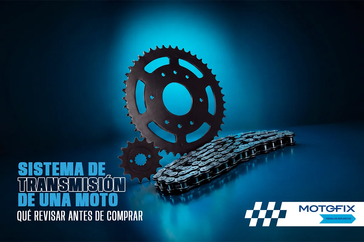 Sistema de transmisión de una moto: qué revisar antes de comprar