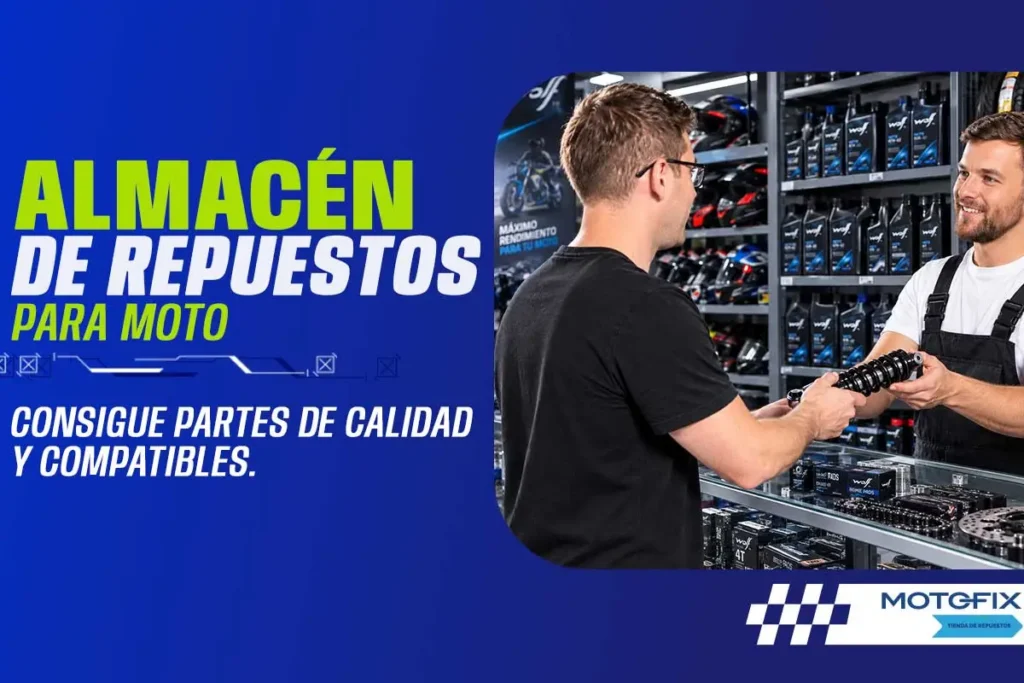 Almacén de repuestos para motos: consigue partes buenas y compatibles