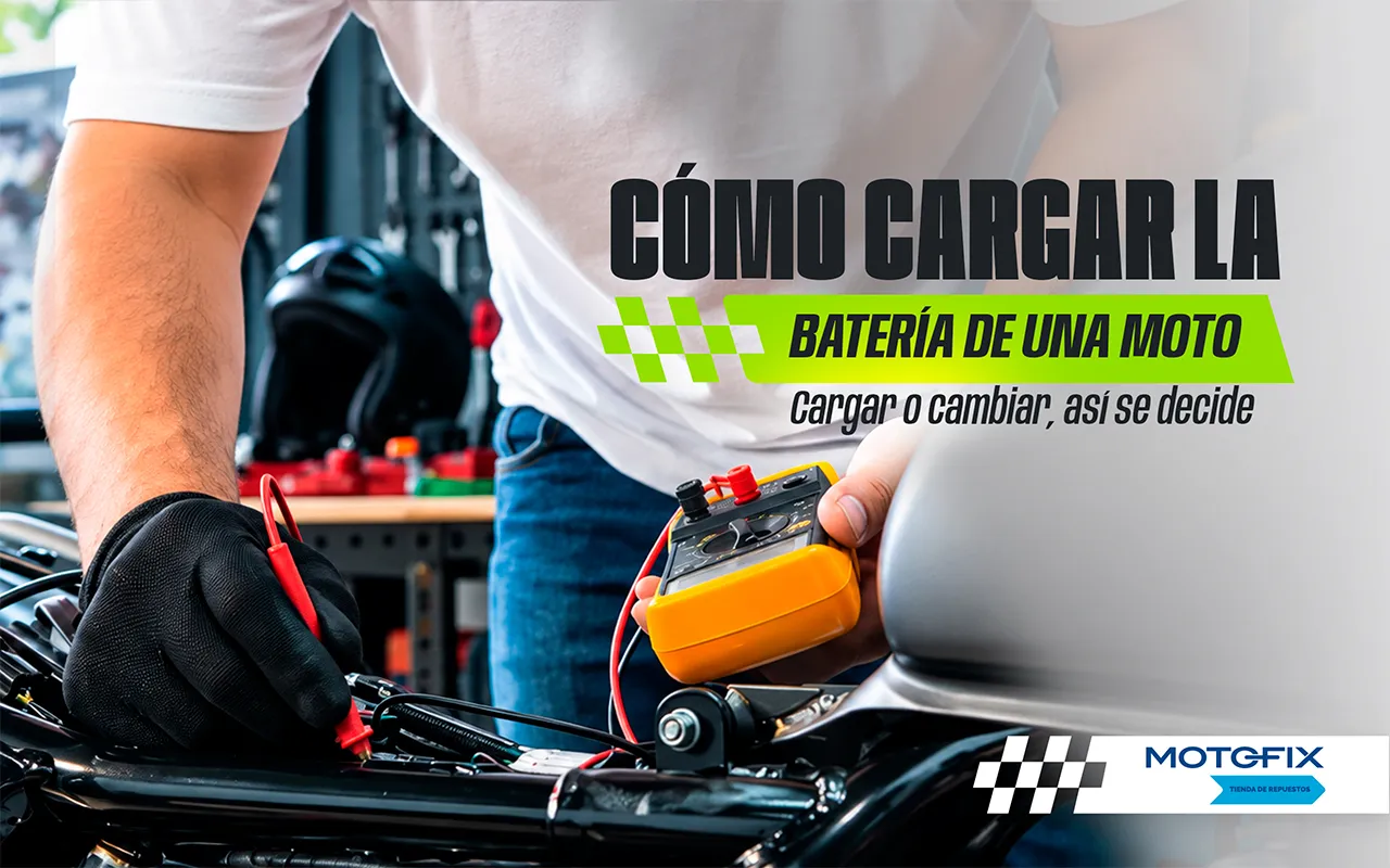 Cómo cargar la batería de una moto: cargar o cambiar, así se decide