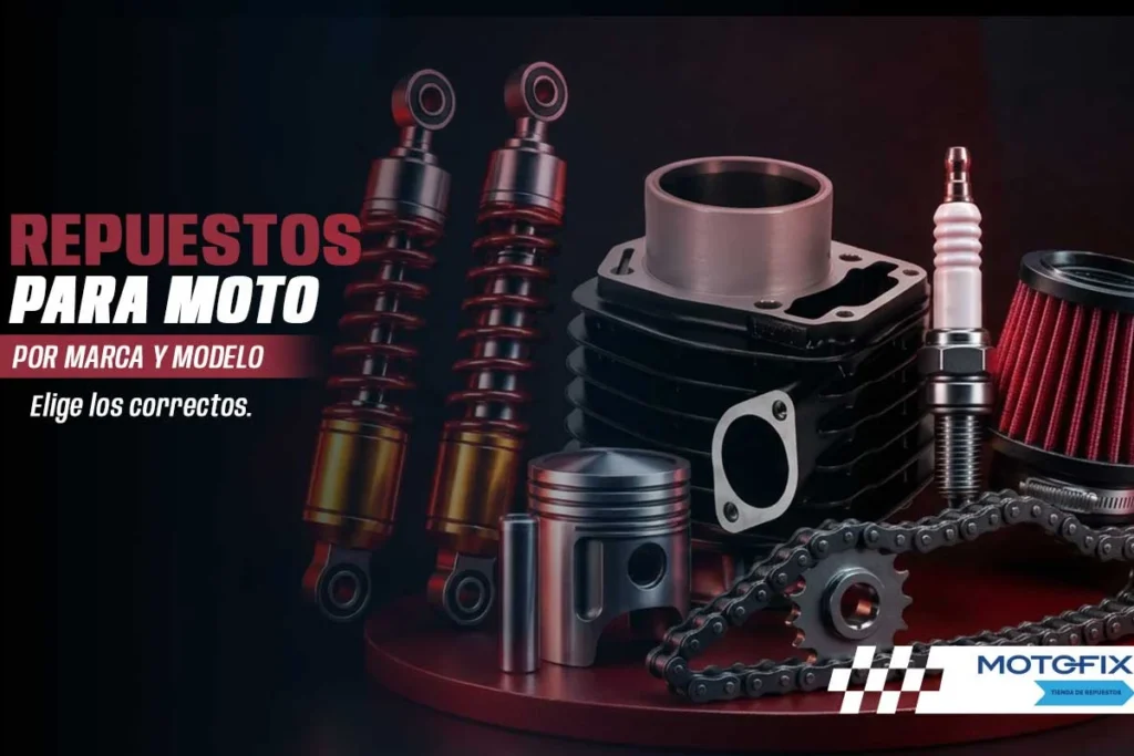 Repuestos para moto por marca y modelo: haz una compra segura